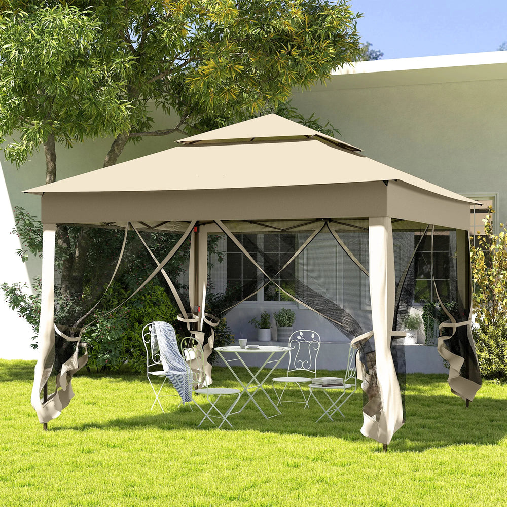 Mobiele Overkapping - Partytent - 3x3m - Beige