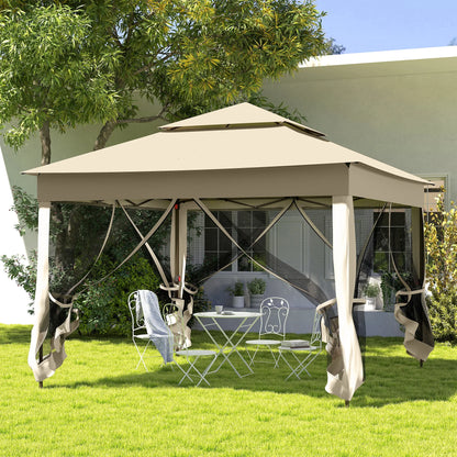 Mobiele Overkapping - Partytent - 3x3m - Beige
