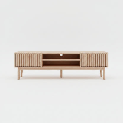Houten Woonkamer TV-stand - 150x140x48cm, met Opbergruimte