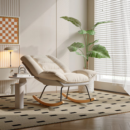Reclinerstoel - Comfortabele Rugleuning - Beige