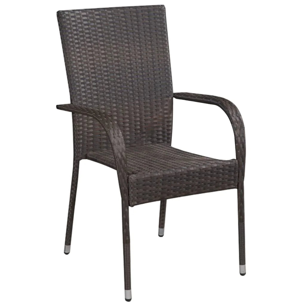 8-persoons Patio Tuinset - Hout - Donkergrijs - 200x100x74cm