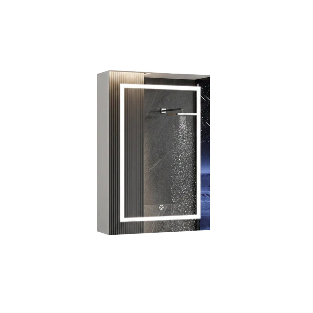 LED-Spiegelkast - 50x70cm - 3-niveau Dimbare Touch Bediening & Extra-grote Opslagruimte