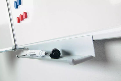 Vijfzijdig whiteboard RC10 profiel Hoffman - Magnetisch - Emaille staal - Wit - 90x120cm Whiteboards