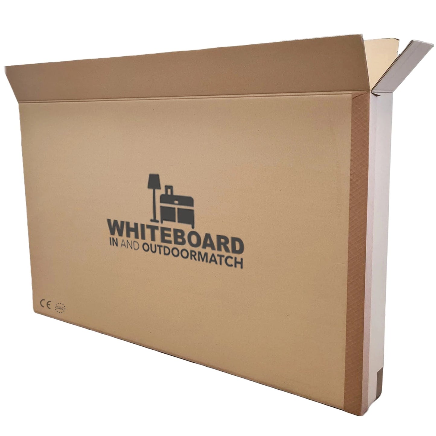 Vijfzijdig whiteboard RC10 profiel Hoffman - Magnetisch - Emaille staal - Wit - 90x120cm Whiteboards