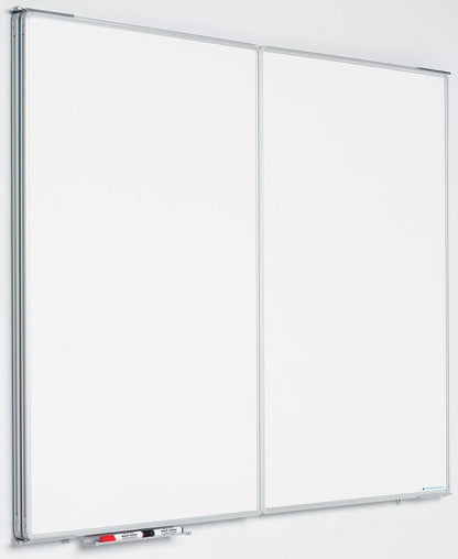 Vijfzijdig whiteboard RC10 profiel Hoffman - Magnetisch - Emaille staal - Wit - 90x120cm Whiteboards