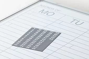 Whiteboard Deluxe Krause - Emaille staal - Weekplanner - Maandplanner - Jaarplanner - Magnetisch - Wit - Nederlands - 60x120cm Planbord