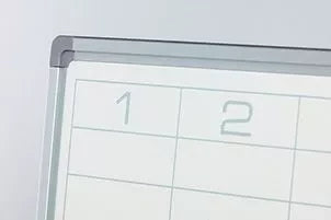 Whiteboard PRO Calderon - Emaille staal - Weekplanner - Maandplanner - Jaarplanner - Magnetisch - Wit - 60x90cm Planbord