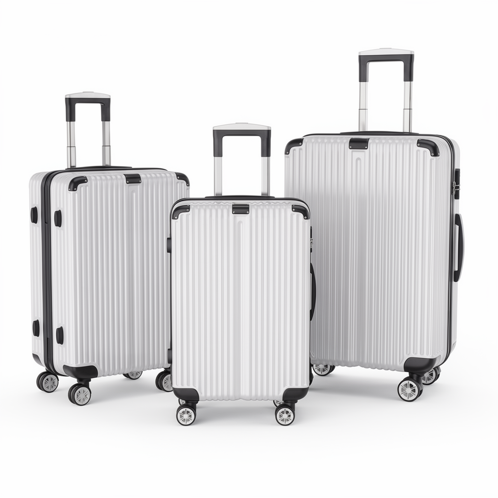 3-delige Koffer Set - Zilver - 51/61/71 cm