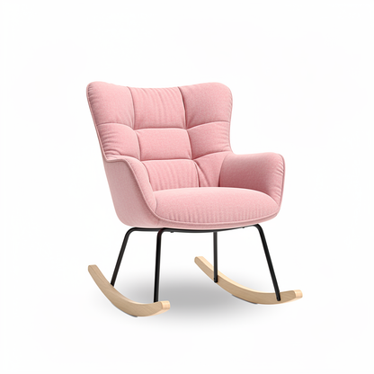 Schommelstoel - Roze - 68x75x92cm